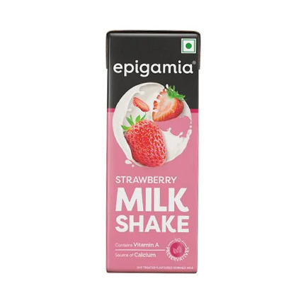 Epigamia Milk Shake Strawberry Flavour